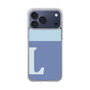 スリムプロテクションケース［ オリジナル - initial two tone - L blue ］
