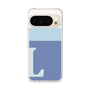 スリムプロテクションケース［ オリジナル - initial two tone - L blue ］