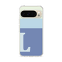 スリムプロテクションケース［ オリジナル - initial two tone - L blue ］