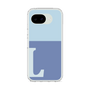 スリムプロテクションケース［ オリジナル - initial two tone - L blue ］