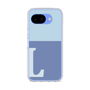 スリムプロテクションケース［ オリジナル - initial two tone - L blue ］