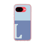 スリムプロテクションケース［ オリジナル - initial two tone - L blue ］