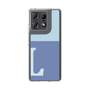 スリムプロテクションケース［ オリジナル - initial two tone - L blue ］