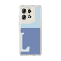 スリムプロテクションケース［ オリジナル - initial two tone - L blue ］