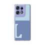 スリムプロテクションケース［ オリジナル - initial two tone - L blue ］