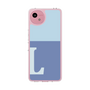 スリムプロテクションケース［ オリジナル - initial two tone - L blue ］