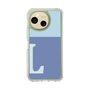 スリムプロテクションケース［ オリジナル - initial two tone - L blue ］
