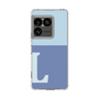 スリムプロテクションケース［ オリジナル - initial two tone - L blue ］