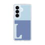 スリムプロテクションケース［ オリジナル - initial two tone - L blue ］
