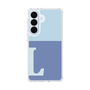 スリムプロテクションケース［ オリジナル - initial two tone - L blue ］