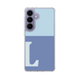 スリムプロテクションケース［ オリジナル - initial two tone - L blue ］