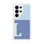 スリムプロテクションケース［ オリジナル - initial two tone - L blue ］