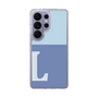 スリムプロテクションケース［ オリジナル - initial two tone - L blue ］