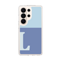 スリムプロテクションケース［ オリジナル - initial two tone - L blue ］