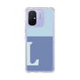 スリムプロテクションケース［ オリジナル - initial two tone - L blue ］