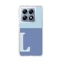 スリムプロテクションケース［ オリジナル - initial two tone - L blue ］