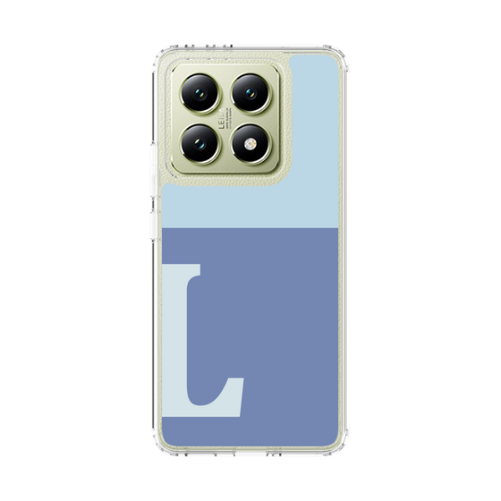 スリムプロテクションケース［ オリジナル - initial two tone - L blue ］
