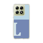 スリムプロテクションケース［ オリジナル - initial two tone - L blue ］