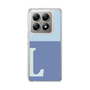 スリムプロテクションケース［ オリジナル - initial two tone - L blue ］
