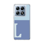 スリムプロテクションケース［ オリジナル - initial two tone - L blue ］