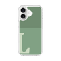 スリムプロテクションケース［ オリジナル - initial two tone - L green ］