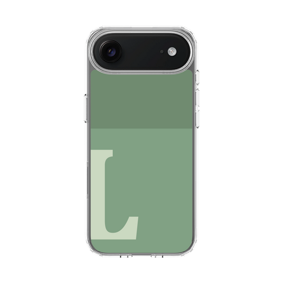 スリムプロテクションケース［ オリジナル - initial two tone - L green ］