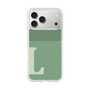 スリムプロテクションケース［ オリジナル - initial two tone - L green ］