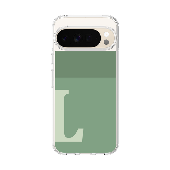 スリムプロテクションケース［ オリジナル - initial two tone - L green ］