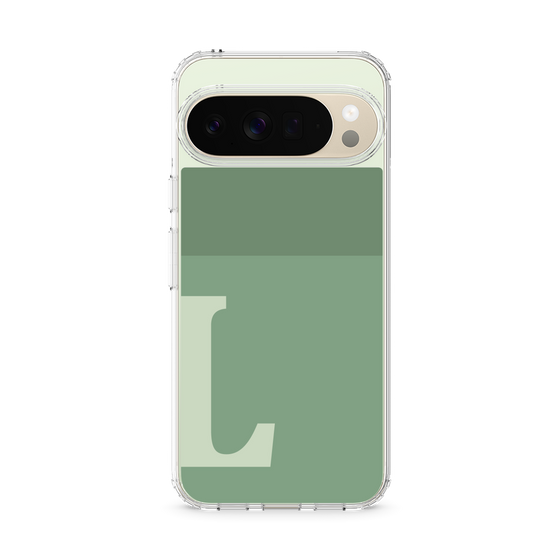 スリムプロテクションケース［ オリジナル - initial two tone - L green ］