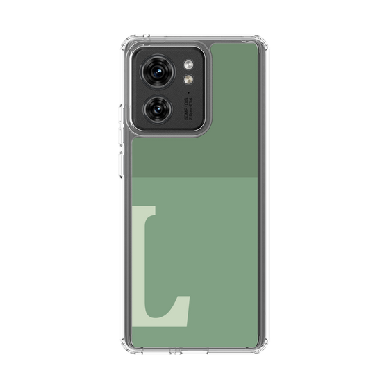 スリムプロテクションケース［ オリジナル - initial two tone - L green ］