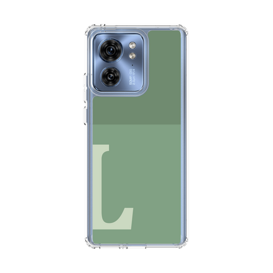 スリムプロテクションケース［ オリジナル - initial two tone - L green ］