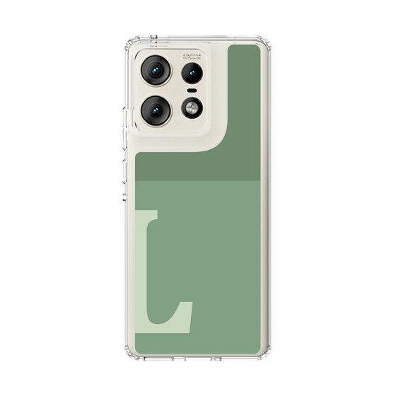 スリムプロテクションケース［ オリジナル - initial two tone - L green ］