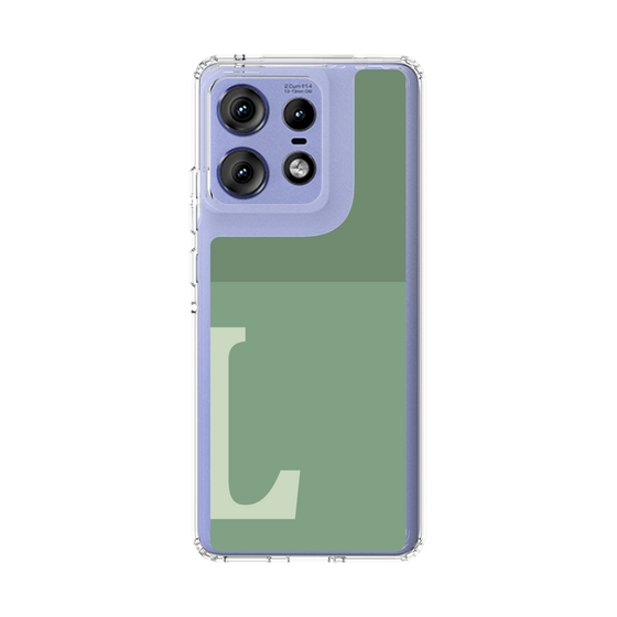 スリムプロテクションケース［ オリジナル - initial two tone - L green ］