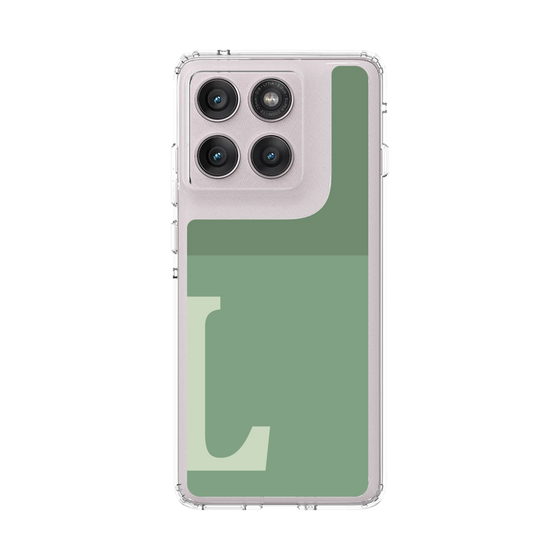 スリムプロテクションケース［ オリジナル - initial two tone - L green ］