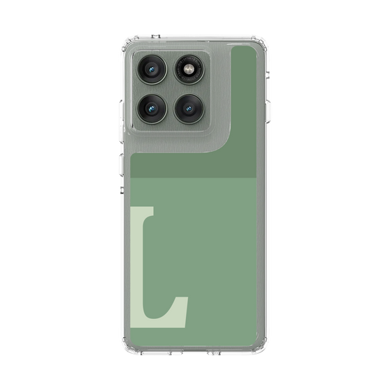 スリムプロテクションケース［ オリジナル - initial two tone - L green ］