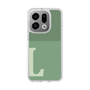 スリムプロテクションケース［ オリジナル - initial two tone - L green ］