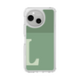 スリムプロテクションケース［ オリジナル - initial two tone - L green ］