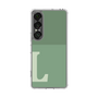 スリムプロテクションケース［ オリジナル - initial two tone - L green ］