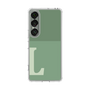 スリムプロテクションケース［ オリジナル - initial two tone - L green ］