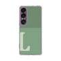 スリムプロテクションケース［ オリジナル - initial two tone - L green ］