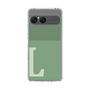スリムプロテクションケース［ オリジナル - initial two tone - L green ］
