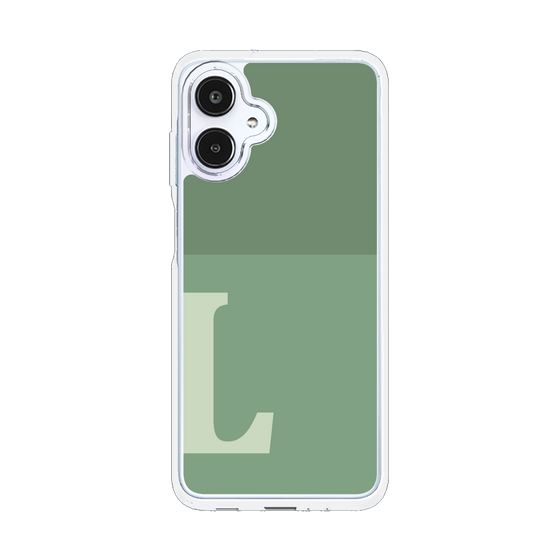 スリムプロテクションケース［ オリジナル - initial two tone - L green ］