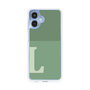 スリムプロテクションケース［ オリジナル - initial two tone - L green ］