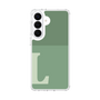 スリムプロテクションケース［ オリジナル - initial two tone - L green ］