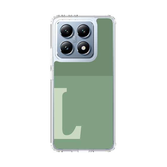 スリムプロテクションケース［ オリジナル - initial two tone - L green ］