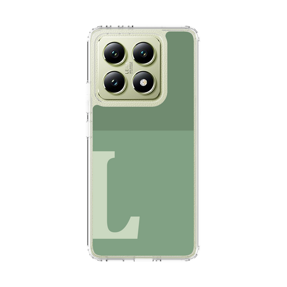 スリムプロテクションケース［ オリジナル - initial two tone - L green ］