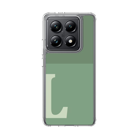 スリムプロテクションケース［ オリジナル - initial two tone - L green ］