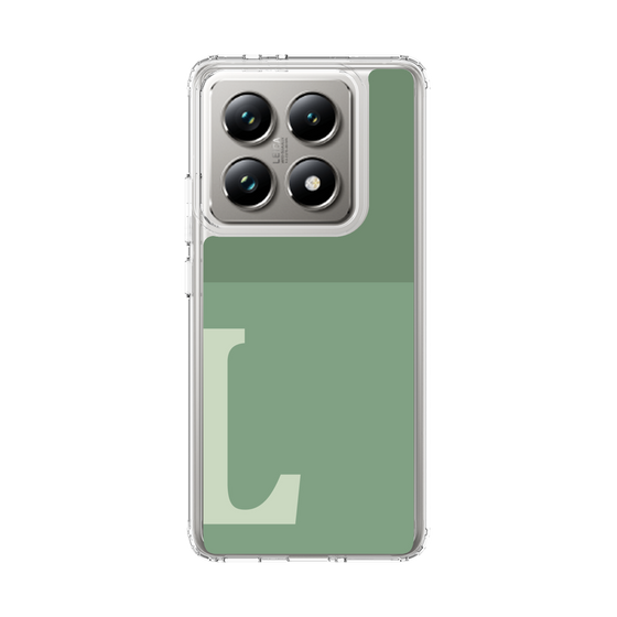 スリムプロテクションケース［ オリジナル - initial two tone - L green ］