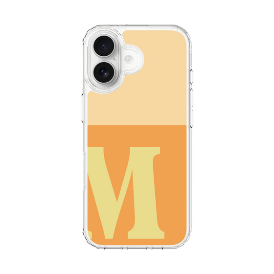 スリムプロテクションケース［ オリジナル - initial two tone - M orange ］