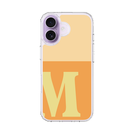 スリムプロテクションケース［ オリジナル - initial two tone - M orange ］